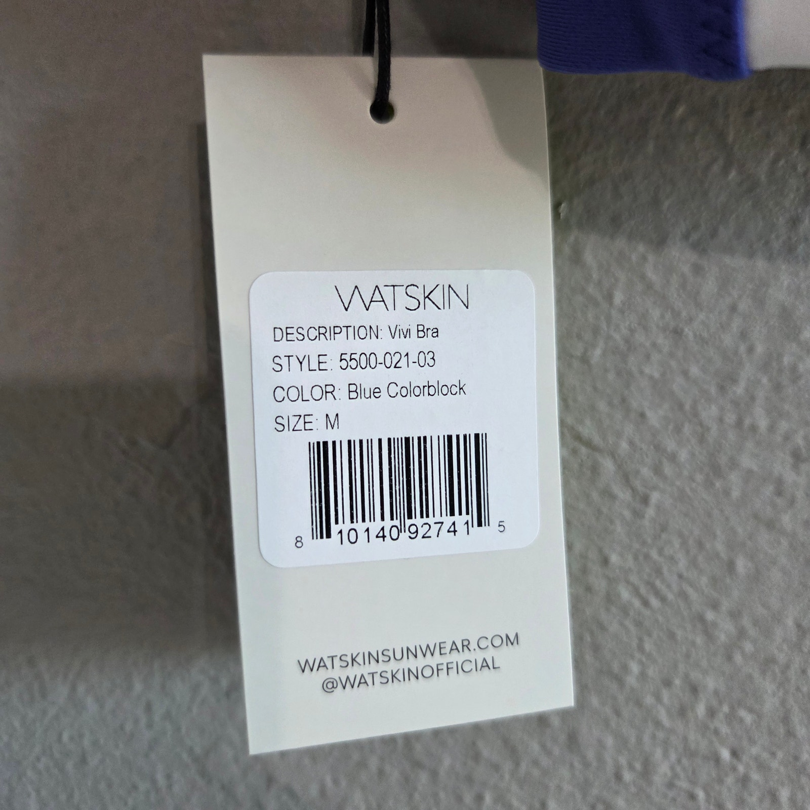 Nwt Watskin Vivi Swim & Sports Bra - Size Medium Upf 50+ Sunwear — image 4 of 8